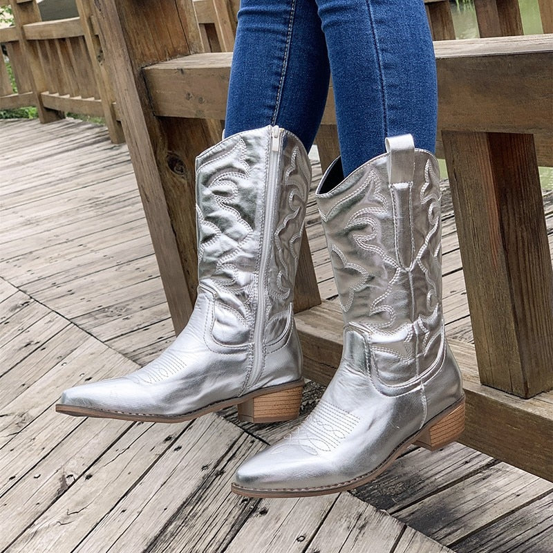 EVELYN | Bottes de cowboy rétro western