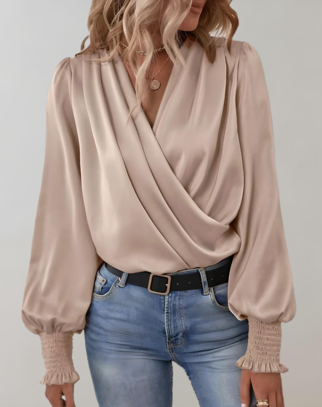 Adrianna | Blouse sophistiquée à manches longues