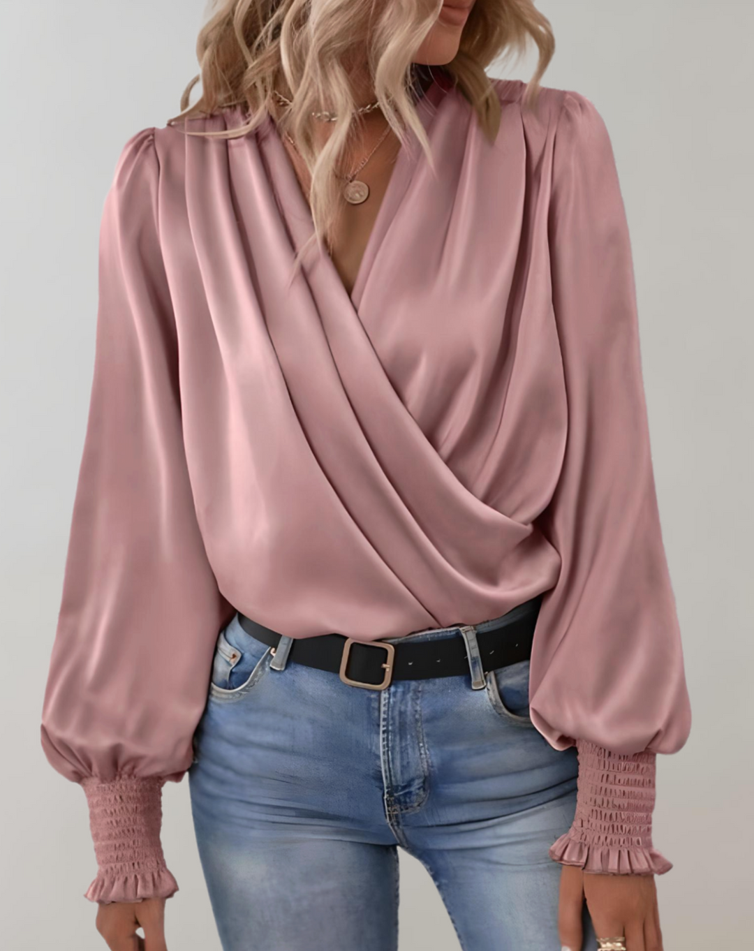 Adrianna | Blouse sophistiquée à manches longues