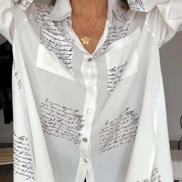 JENA | Blouse Élegante Longue Ajustée